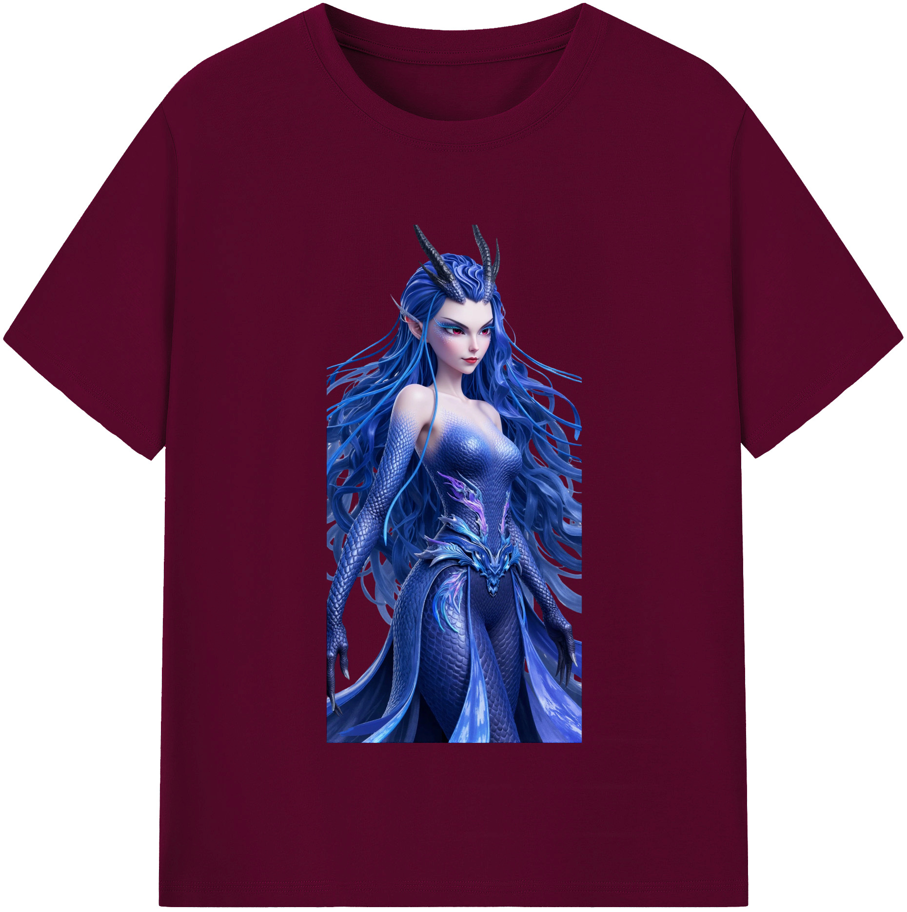 （画像用） Ne Zha 2 ナタ 魔童の大暴れ レディースカジュアルプリントTシャツ（綿100％）